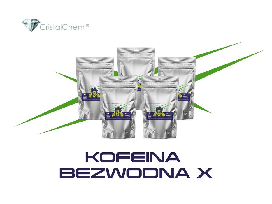 Kofeina Bezwodna X # 10Kg # W Proszku # Nowość # Certyfikowana #