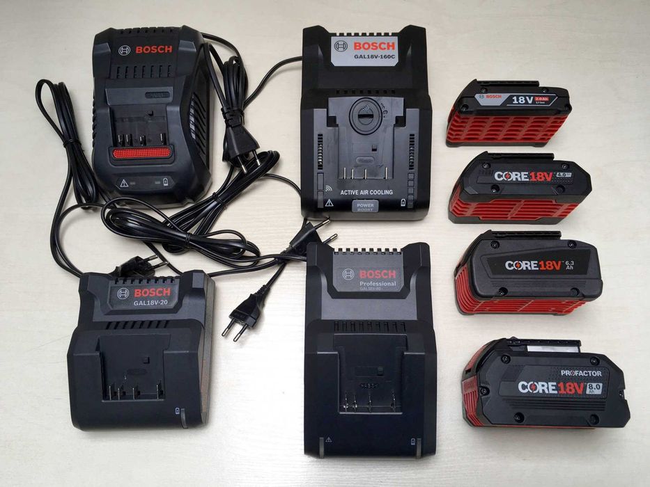 Оригинал BOSCH 2.0Ah 4.0Ah 6.3Ah 8.0Ah CORE ProCORE 18V Аккумулятор