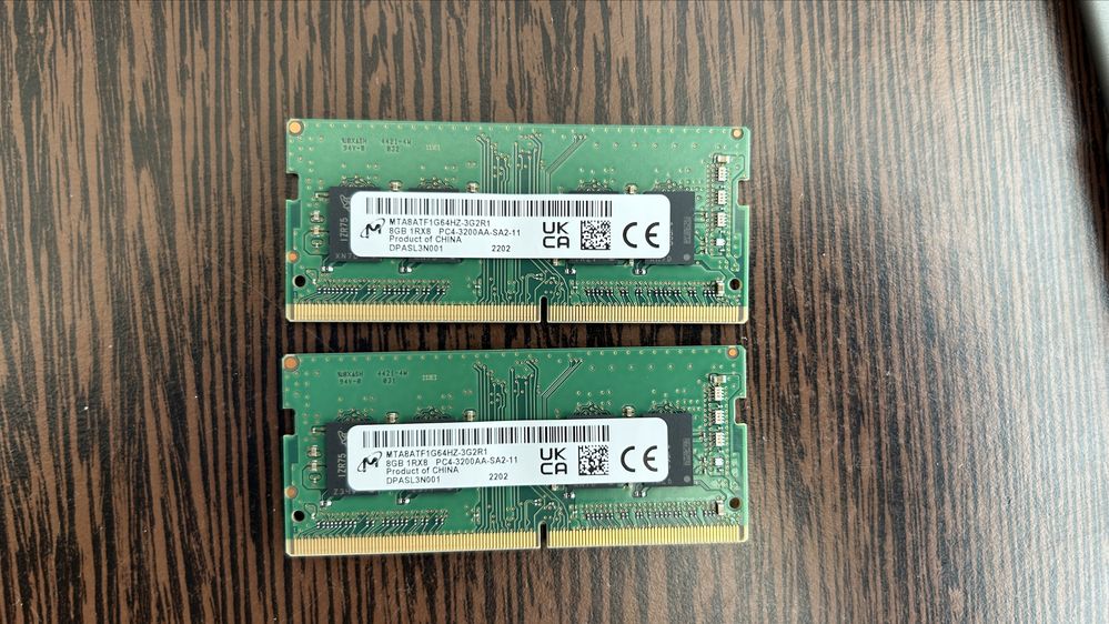 Micron DDR4-3200Mhz 16Gb
