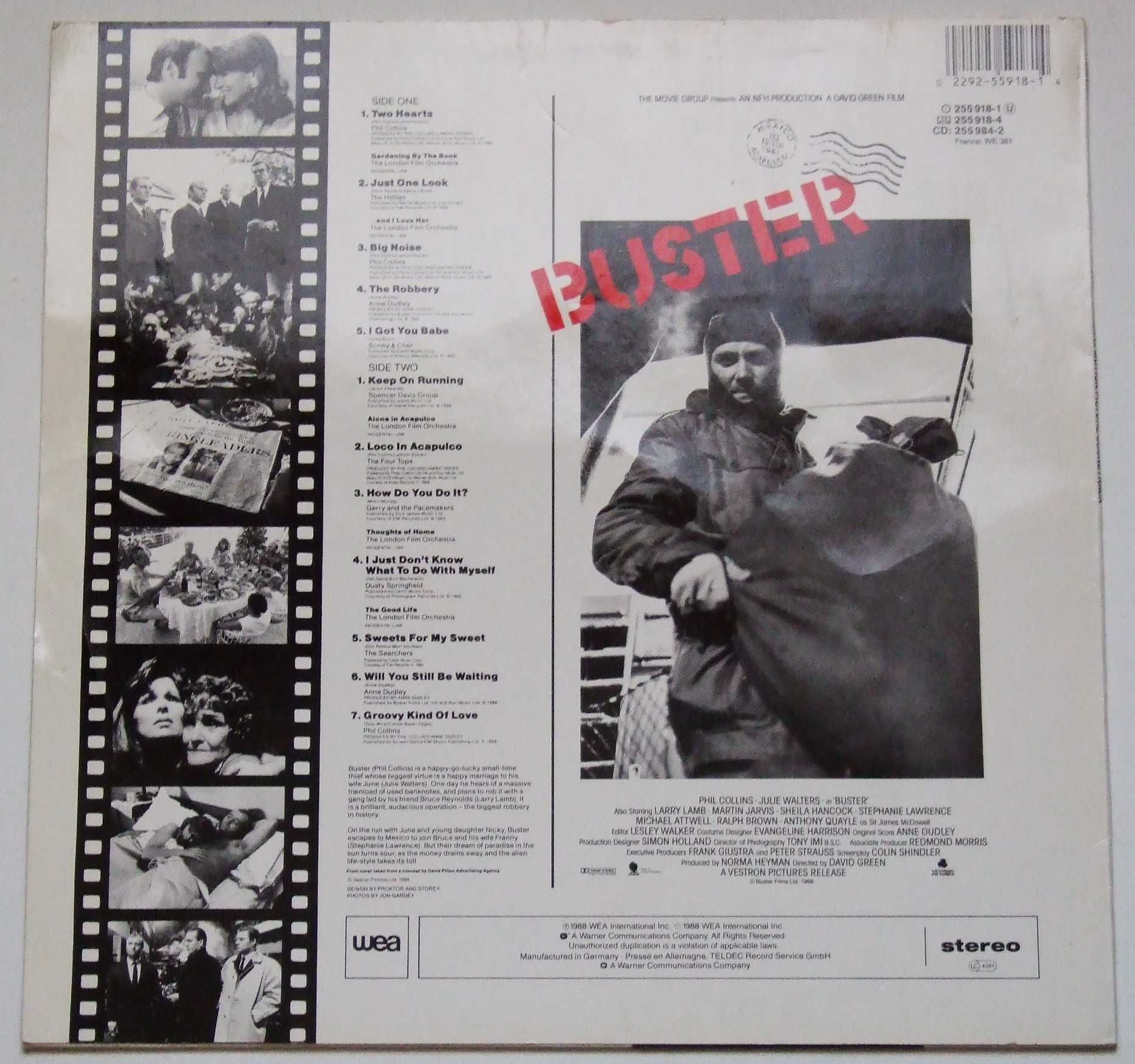 Various – Buster - Original Motion Picture Soundtrack