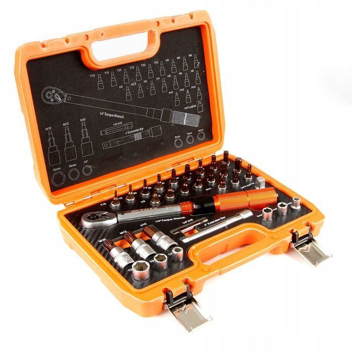 Klucz Dynamometryczny Bjc 1/4" 5-25 Nm / Zestaw