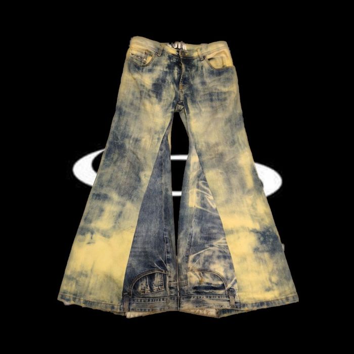 Штаны Джинсы Flared Зипка худи опиум оверсайз клёш Rick Owens x ERD