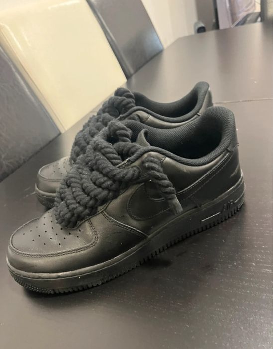 Air force preto com rapo laces
