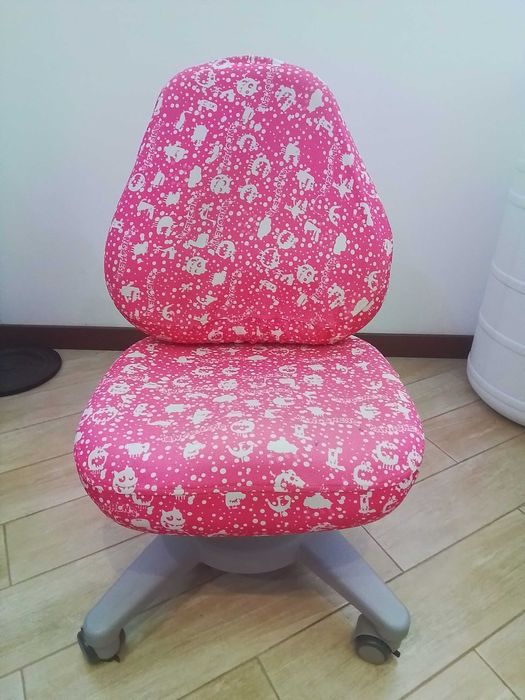 Детское кресло  Mealux Match gray base Pink