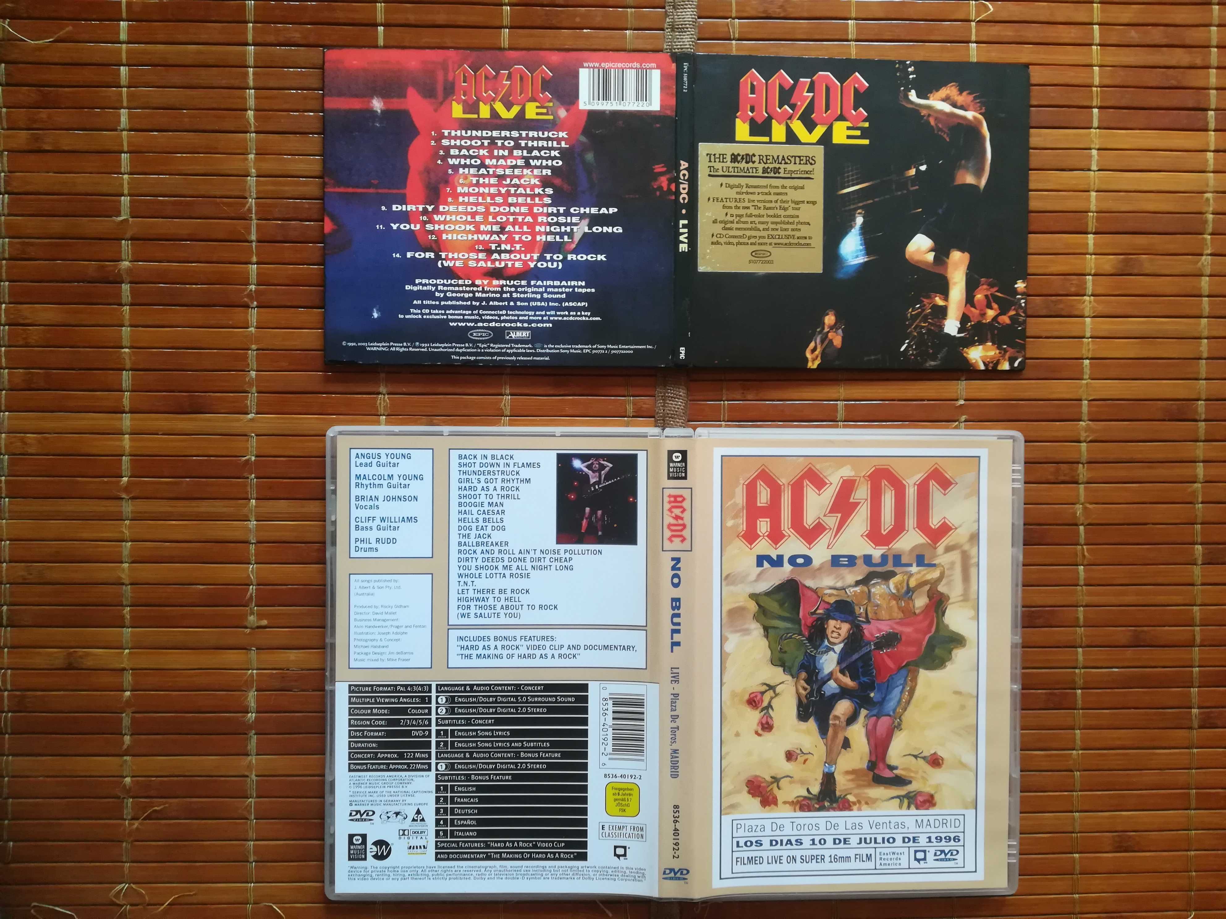 Zestaw 2 płyt AC/DC - Live... - (CD + DVD)