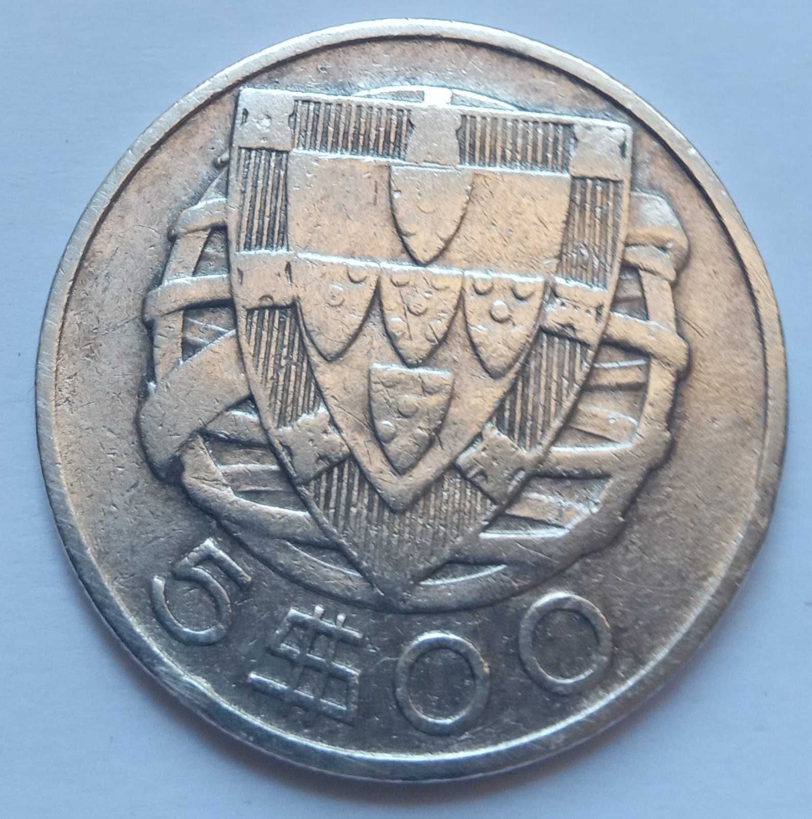 Vendo Moeda 5 Escudos 1937 Republica Portuguesa