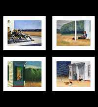 Edward Hopper Komplet 4 Reprodukcji - Wypoczynek