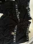 Boxers Pretos da Burberry com Fatura de Compra
