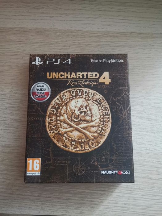 Uncharted 4 kres złodzieja steelbook ps4 PlayStation 5