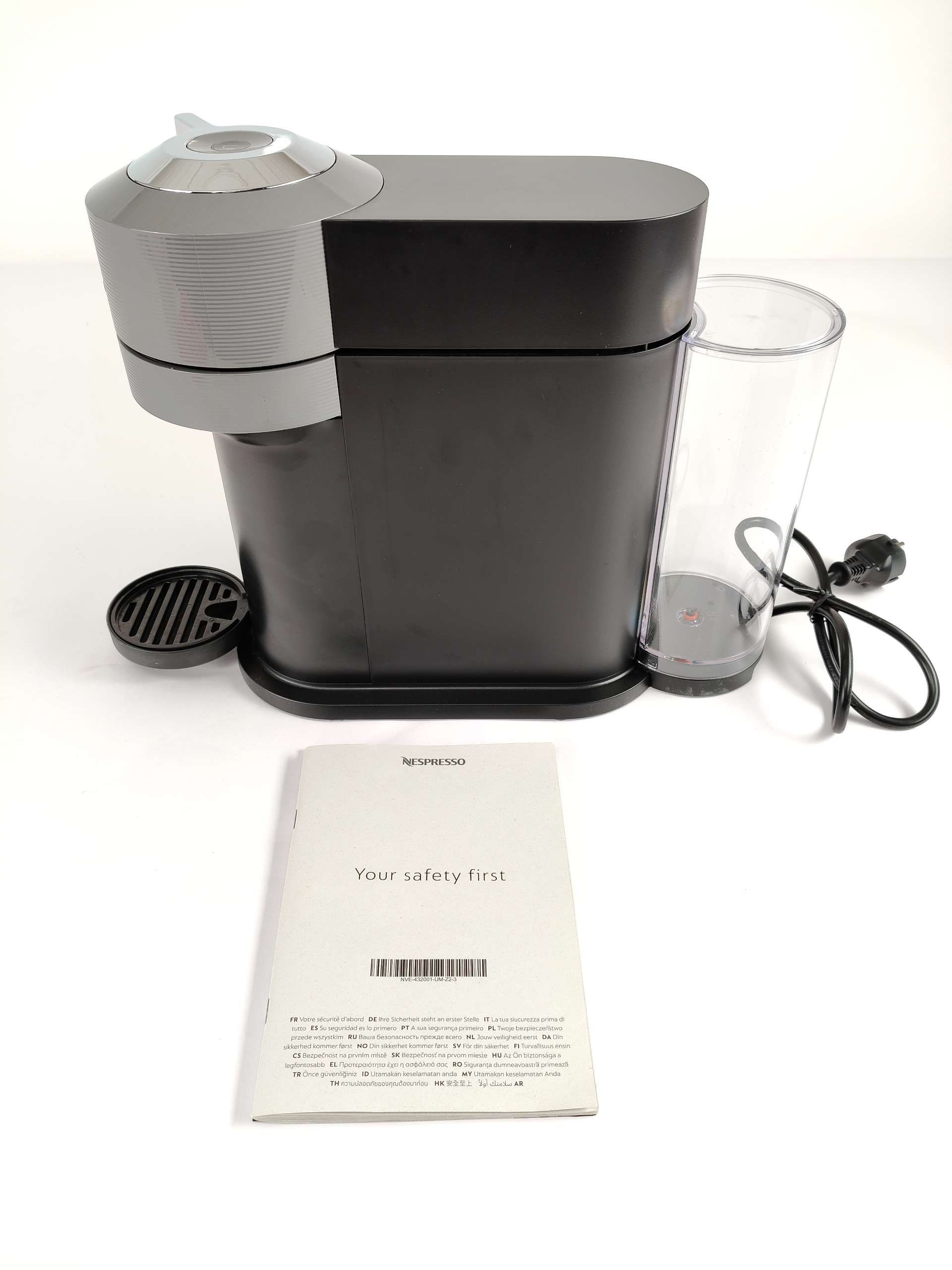 Ekspres kapsułkowy De'Longhi ENV 120.GY 1500W 19 bar Czarno/Srebrny