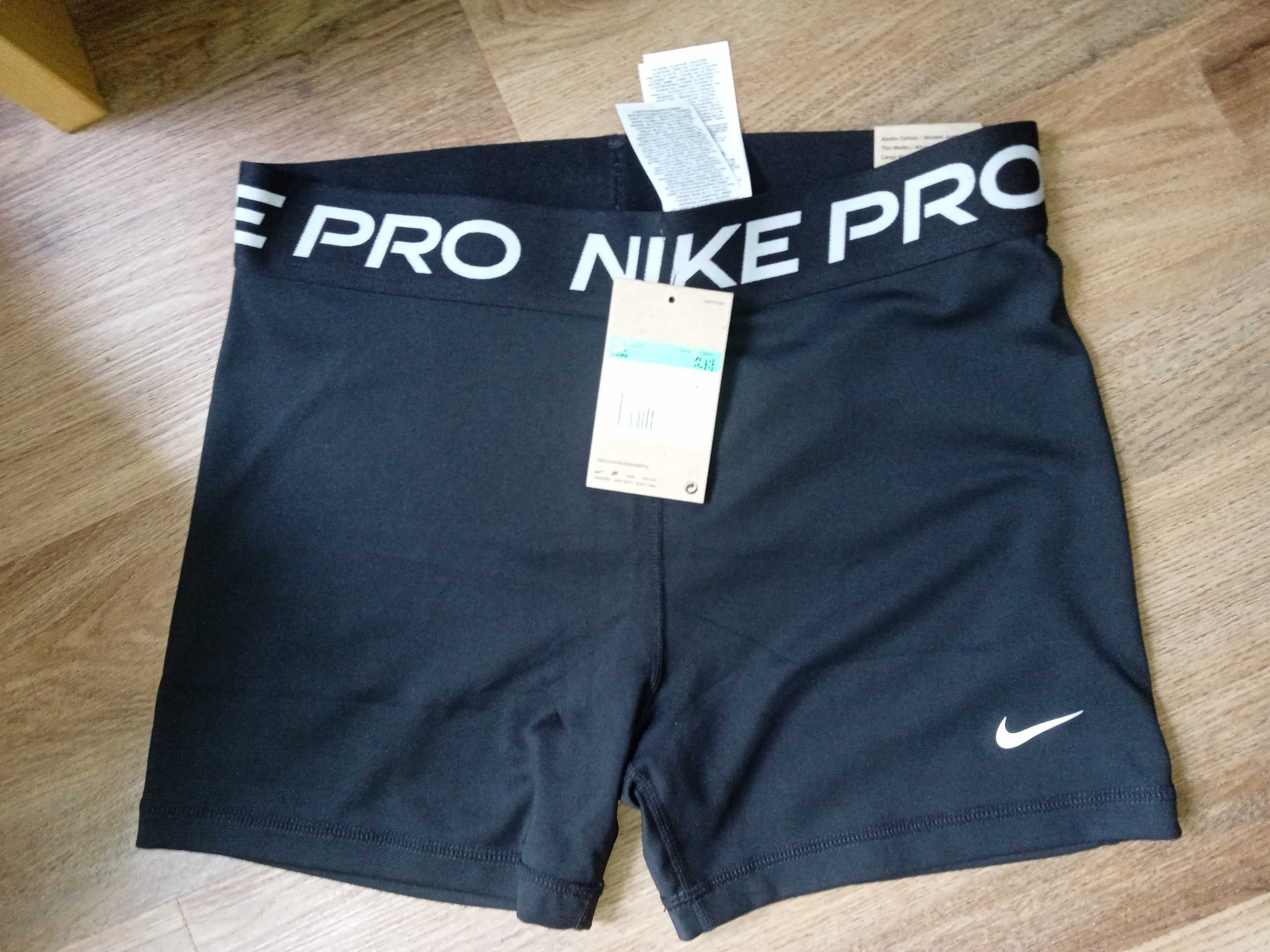 Spodenki szorty damskie młodzieżowe Nike Pro Rozmiar XL nowe z metką