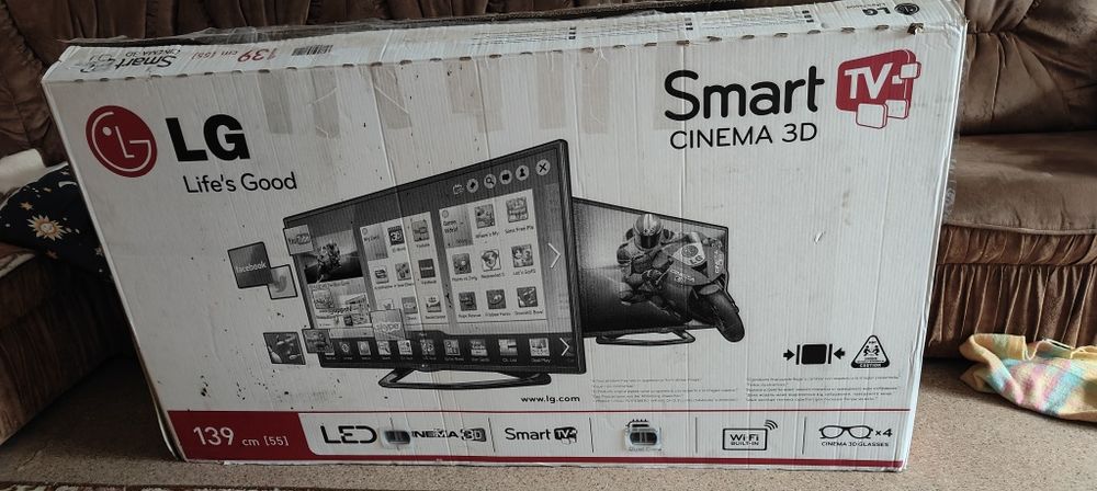 Телевізор LG Smart cinema 3D 55LA620S
