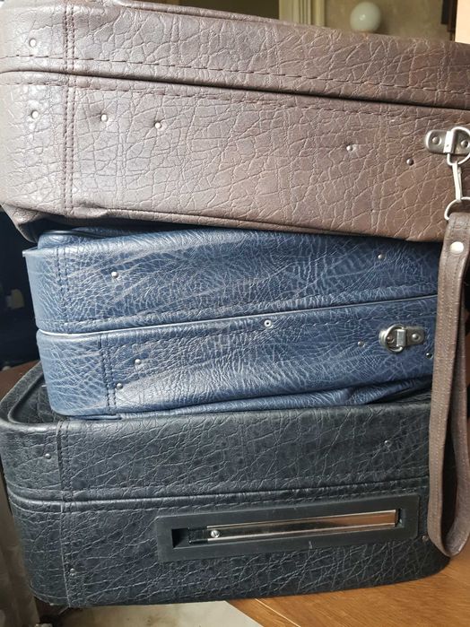 Walizka, torba podróżna z PRL - vintage