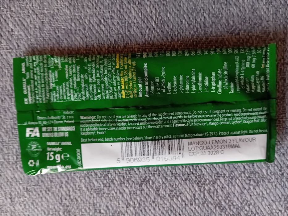 Aminokwasy Bad Ass 7x15g