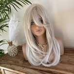 Perucci  pamela peruka platynowe wlosy topper