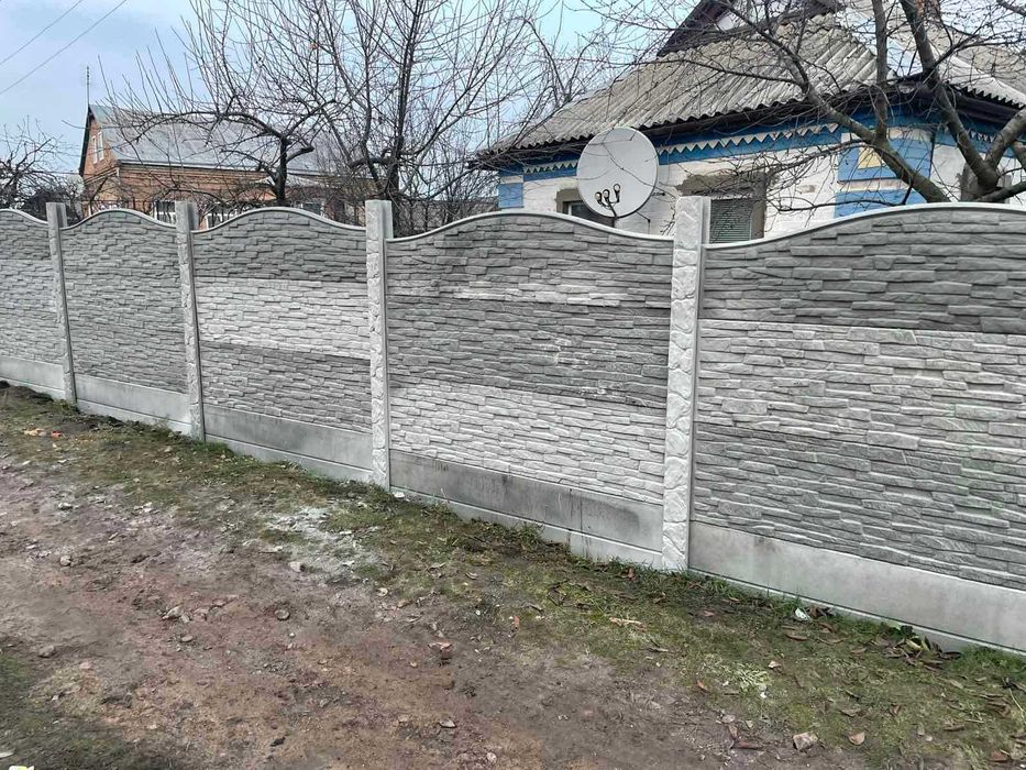 Єврозабор, Кільця колодязні, Бордюри, Забор та інші бетонні вироби