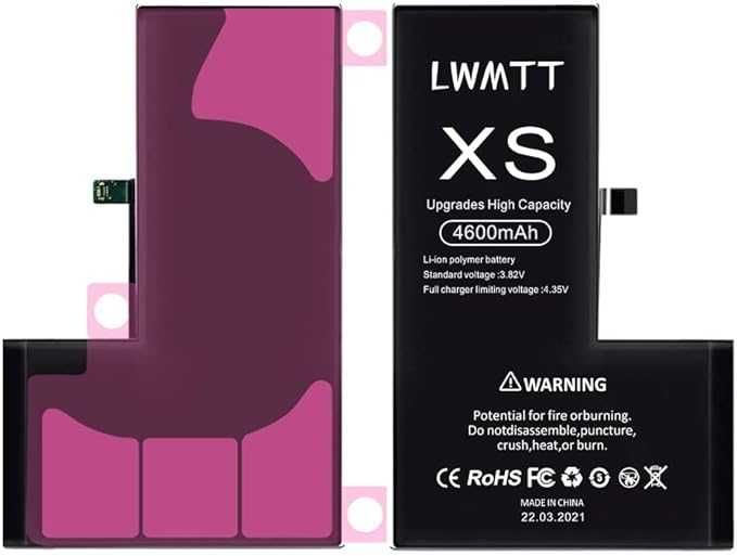 LWMTT Bateria Akumulator kompatybilny z iPhone XS Max  4600 mAh