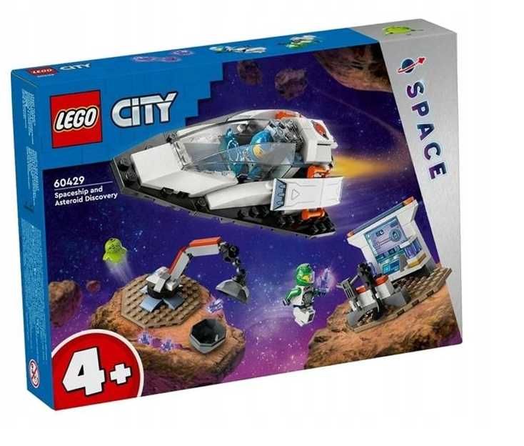 LEGO CITY 60429 Statek kosmiczny i odkrywanie asteroidy
