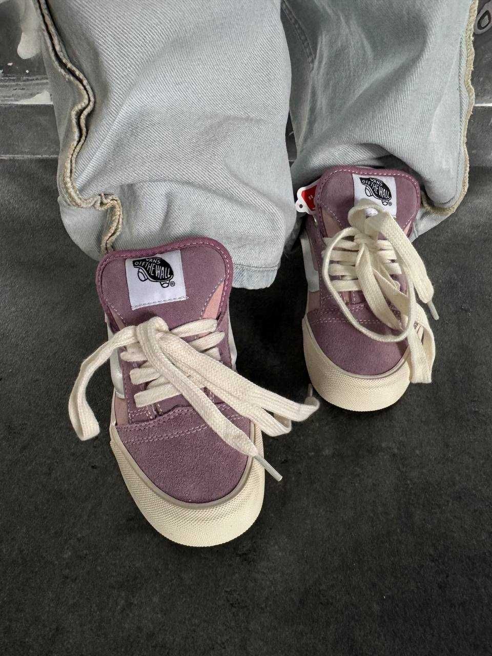 Женские кеды Vans Knu Skool Pink Purple 36-41 Новинка Сезона! Наложка!