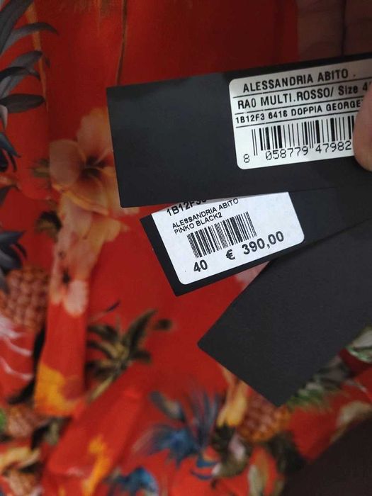 Платье Pinko Abito Rosso Оригинал