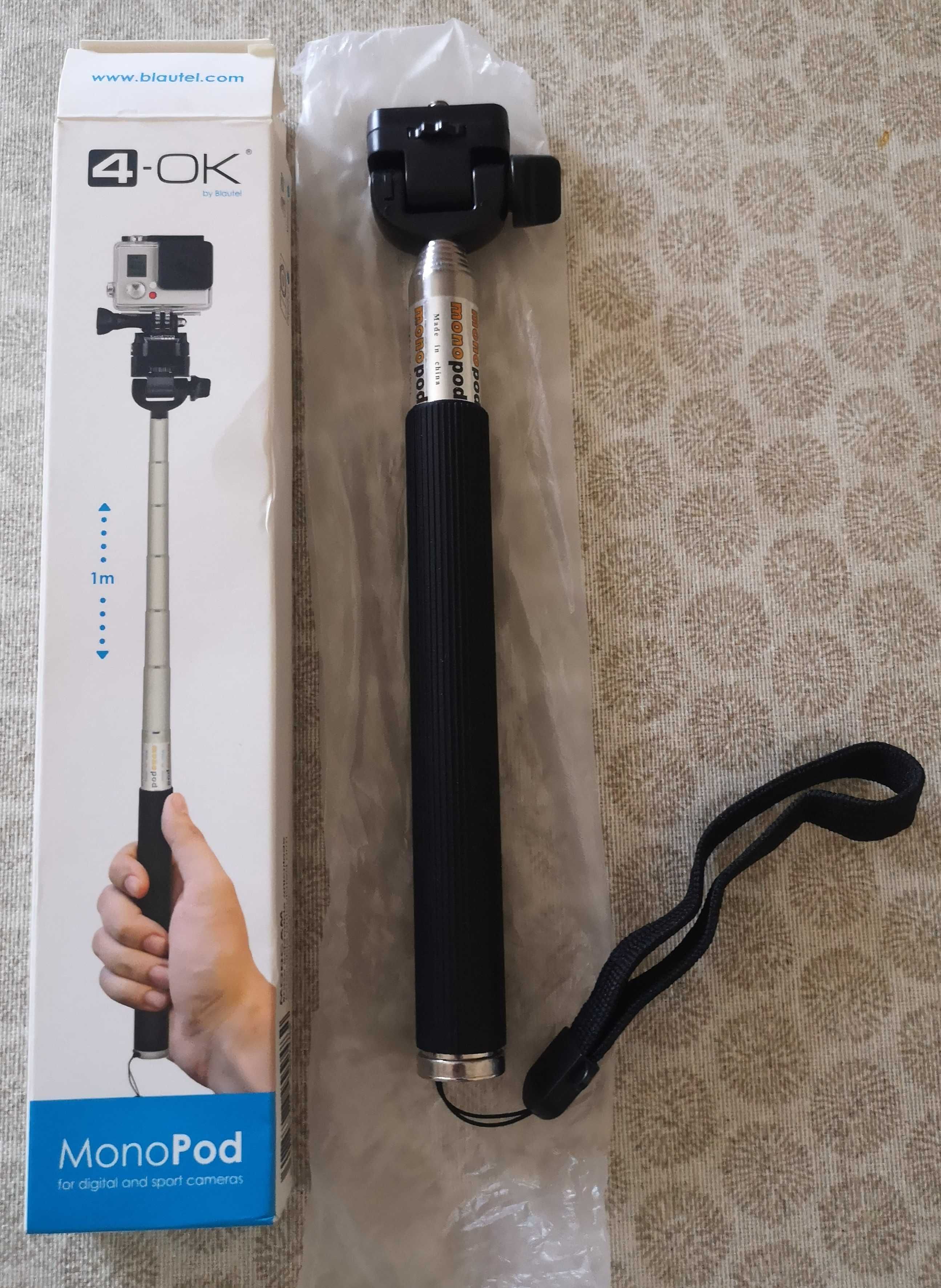MonoPod/Selfie Stick novo,4-OK by Blautel,braço extensível articulado