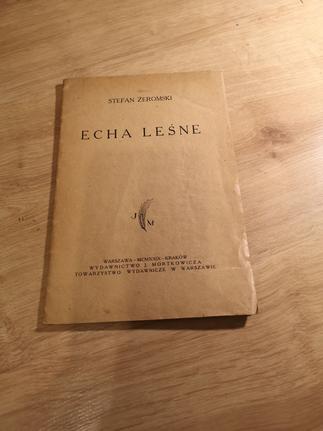 Echa Leśne 1928. Stefan Żeromski