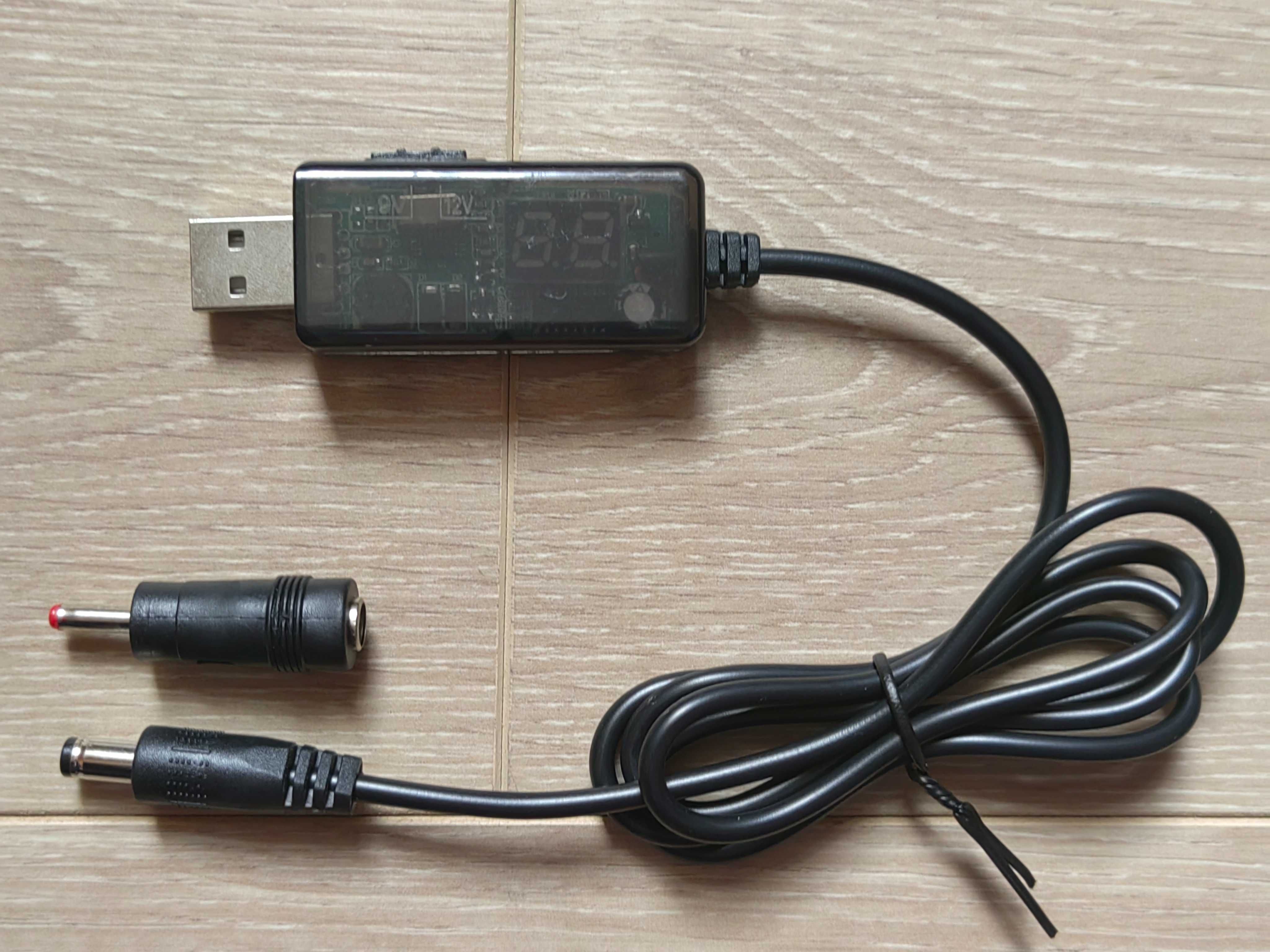 Кабель/Шнур/Провод для Роутера usb с 5v на 9v и 12v 3.5х1.35мм