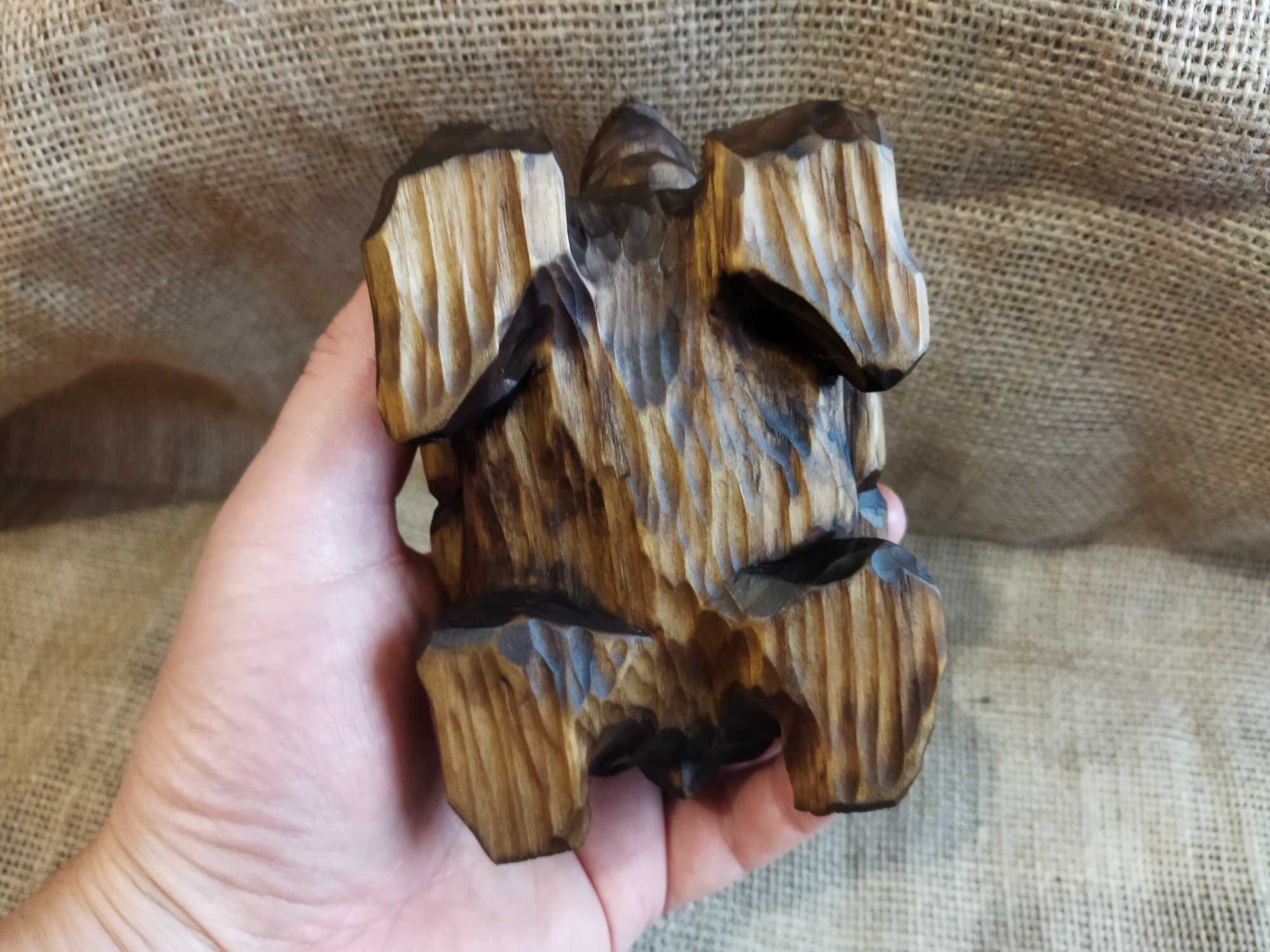 Статуэтка черепахи из дерева ручной работы. Резьба по дереву.