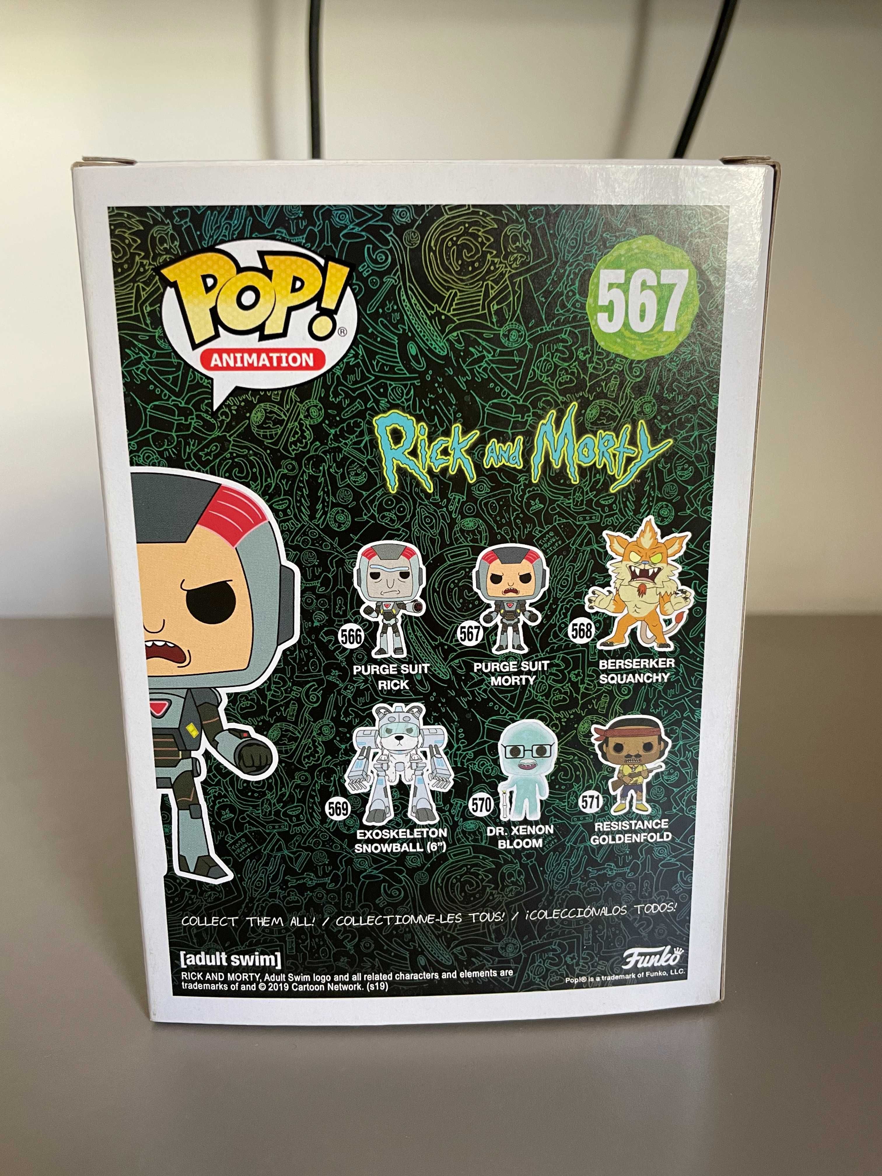 Funko Pop's! PURGE SUIT MORTY (567)