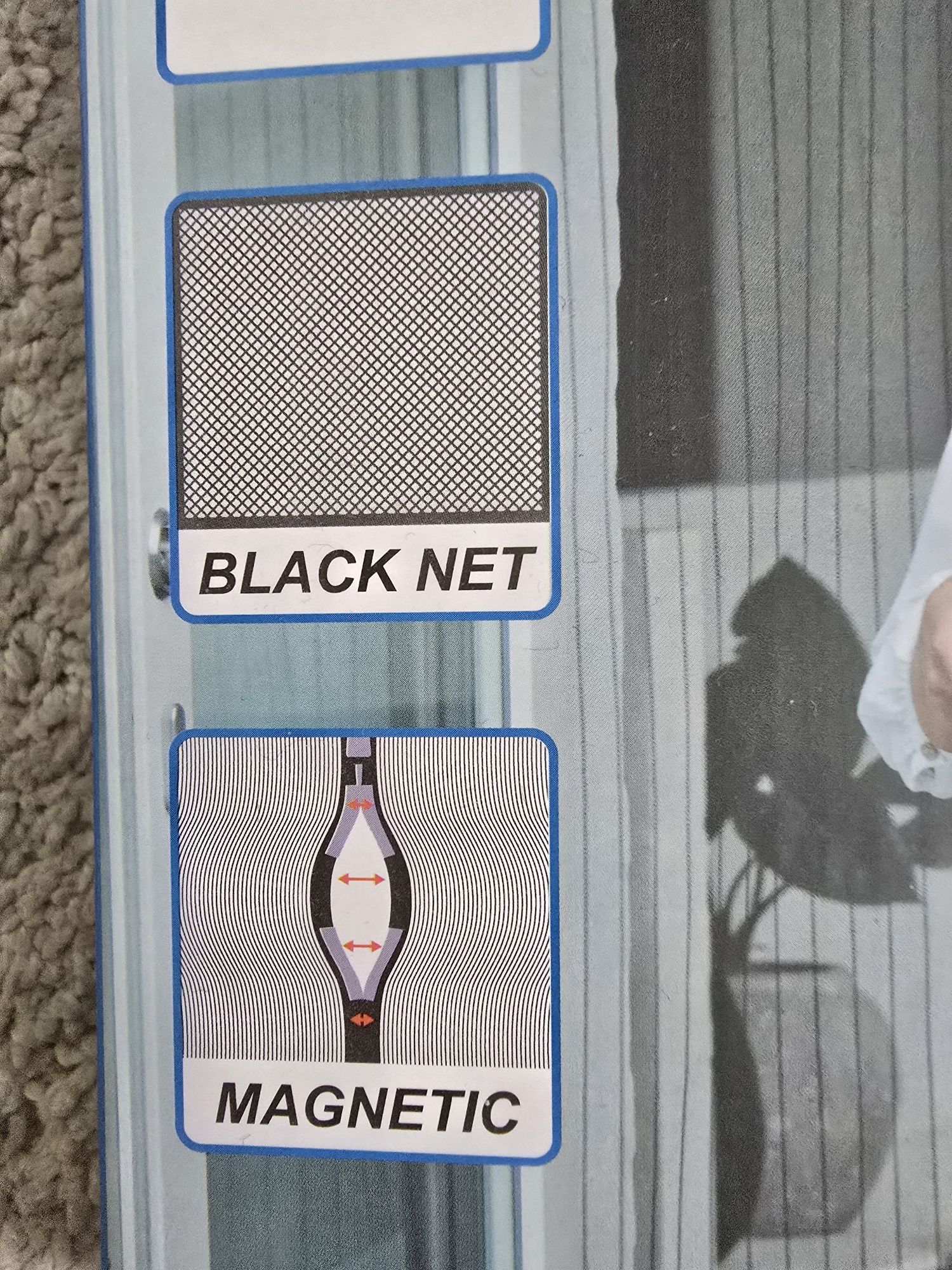 Magnetyczna moskitiera na dzwi