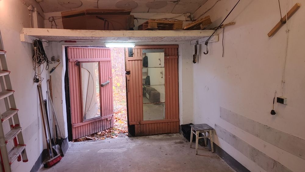 Duży garaż murowany 21 m2