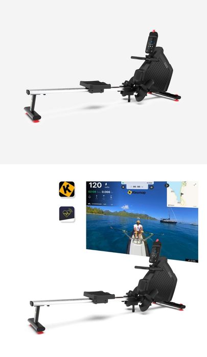 Máquina de remo Autoalimentada