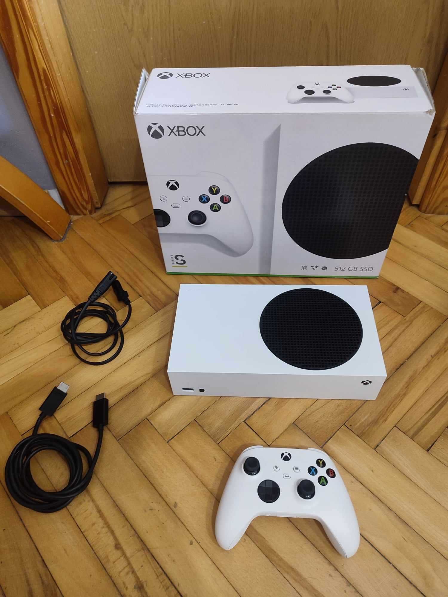 Okazja!!! Xbox Series S 500 GB + pad i gry ! Jak nowa! Gwarancja!!!