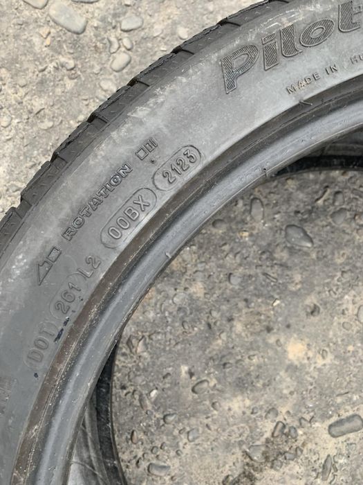 Шини 255/40 R20 пара Michelin 6,3мм, зима 2023р