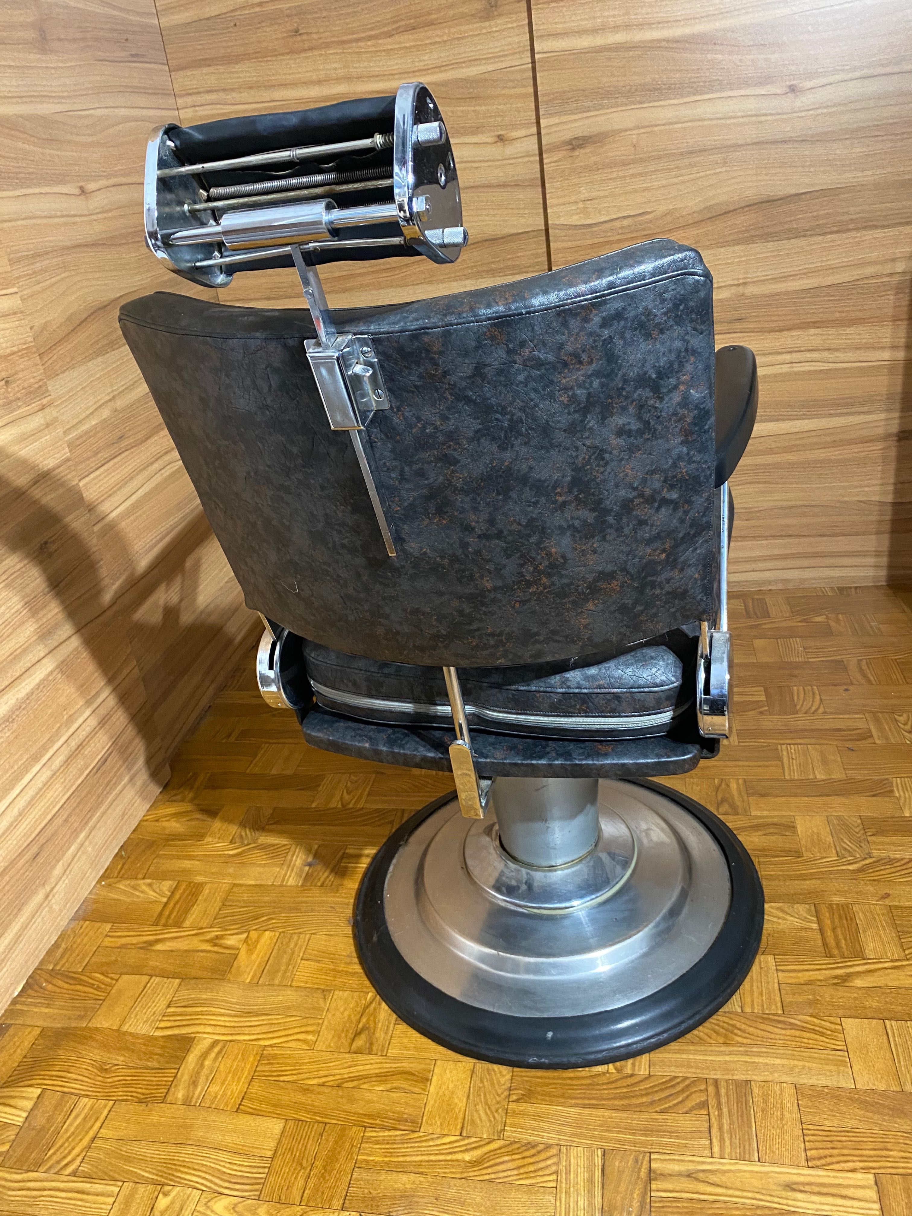 Fotel Barberski  Fryzjerski Vintage Retro