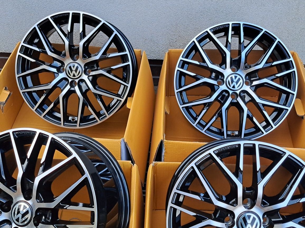 Alufelgi NOWE VW 16" 4x100 UP! Lupo Polo Golf 3 Grafit RS4 CNC