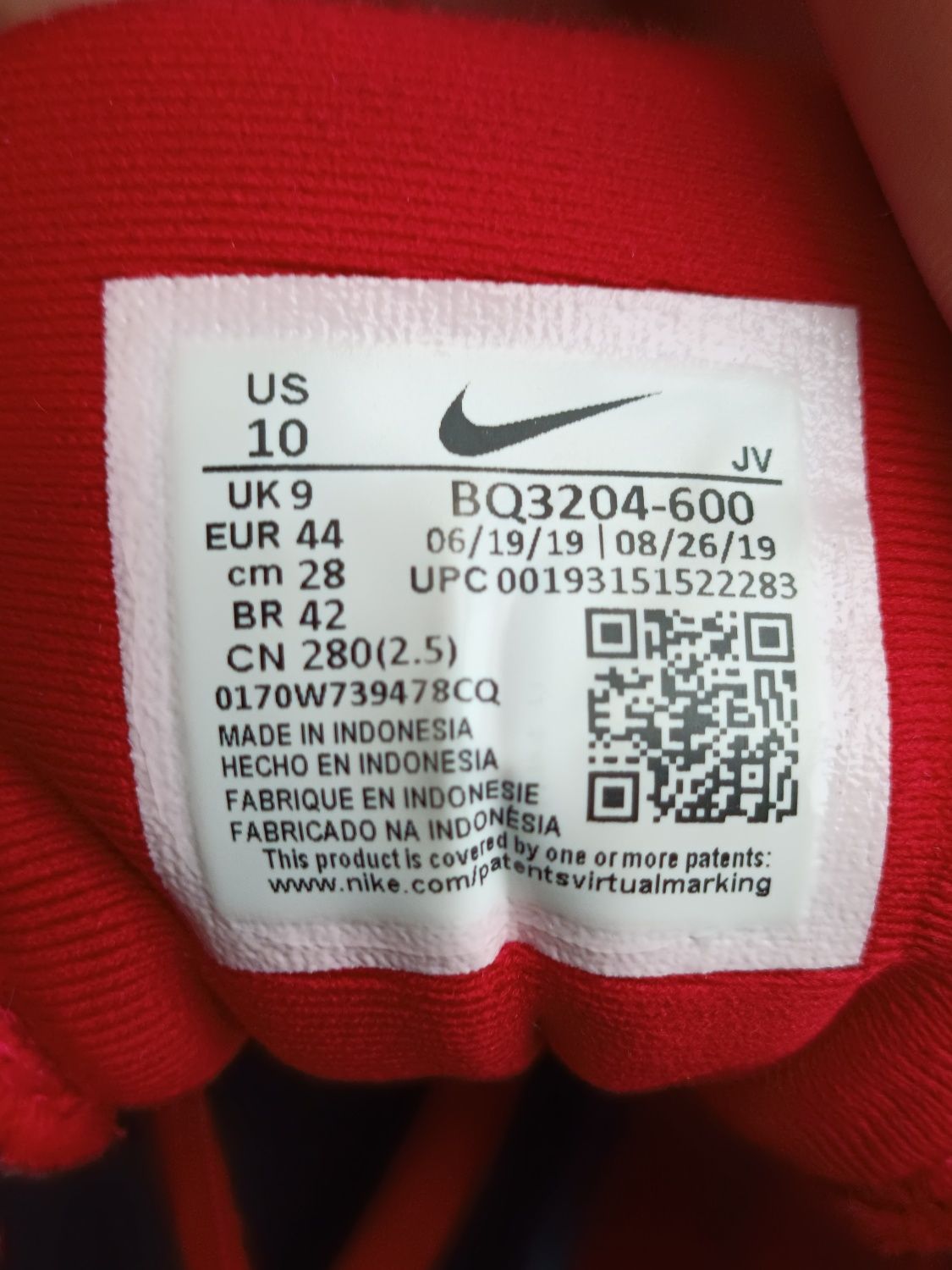 Мужские кроссовки для бега NIKE REVOLUTION 5 RED BQ3204-600