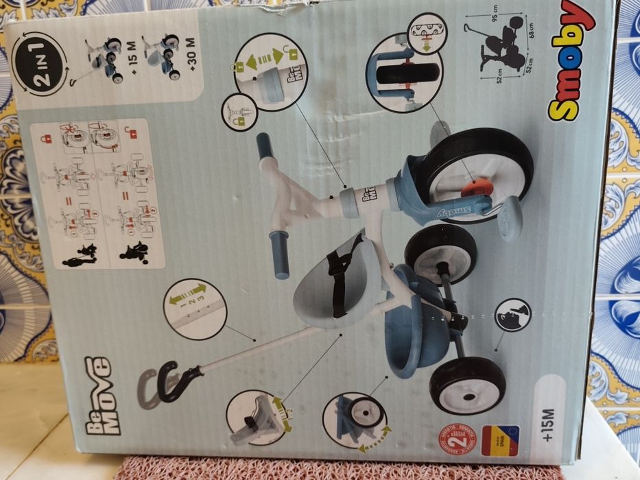 Triciclo Smoby Be move NOVO na Caixa