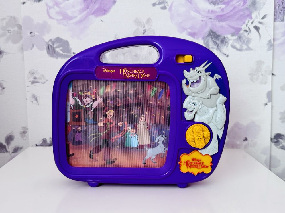Pozytywka 3D, story book Disney, Dzwonnik z Notre Dame,vintage zabawka
