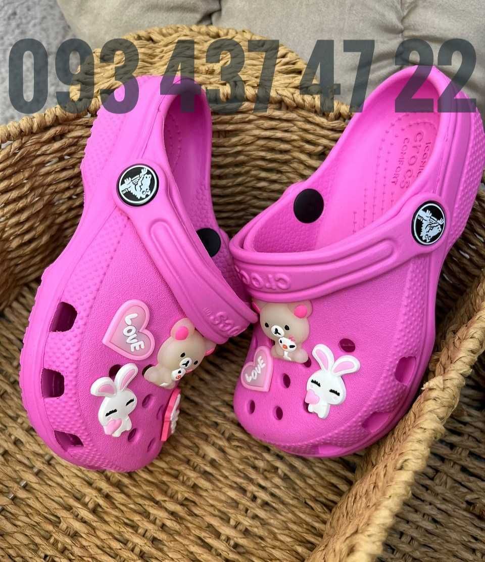 Лідер Продажів Дитячі Крокси Сабо Crocs Classic Kids Crocs Джибітси