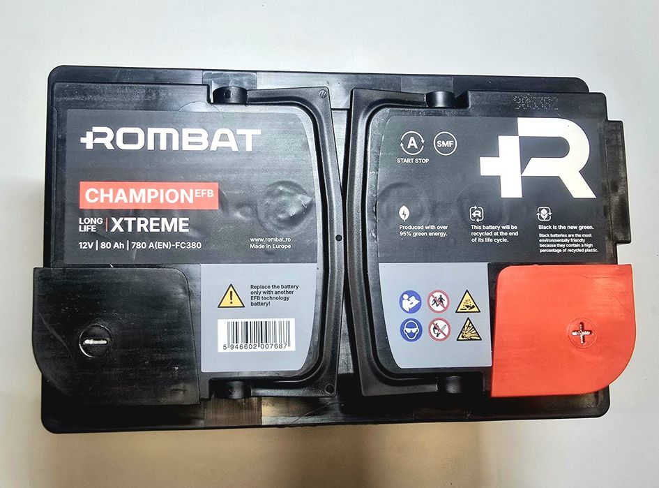 Akumulator ROMBAT Champion EFB 12V 80Ah 780A L3 nowy