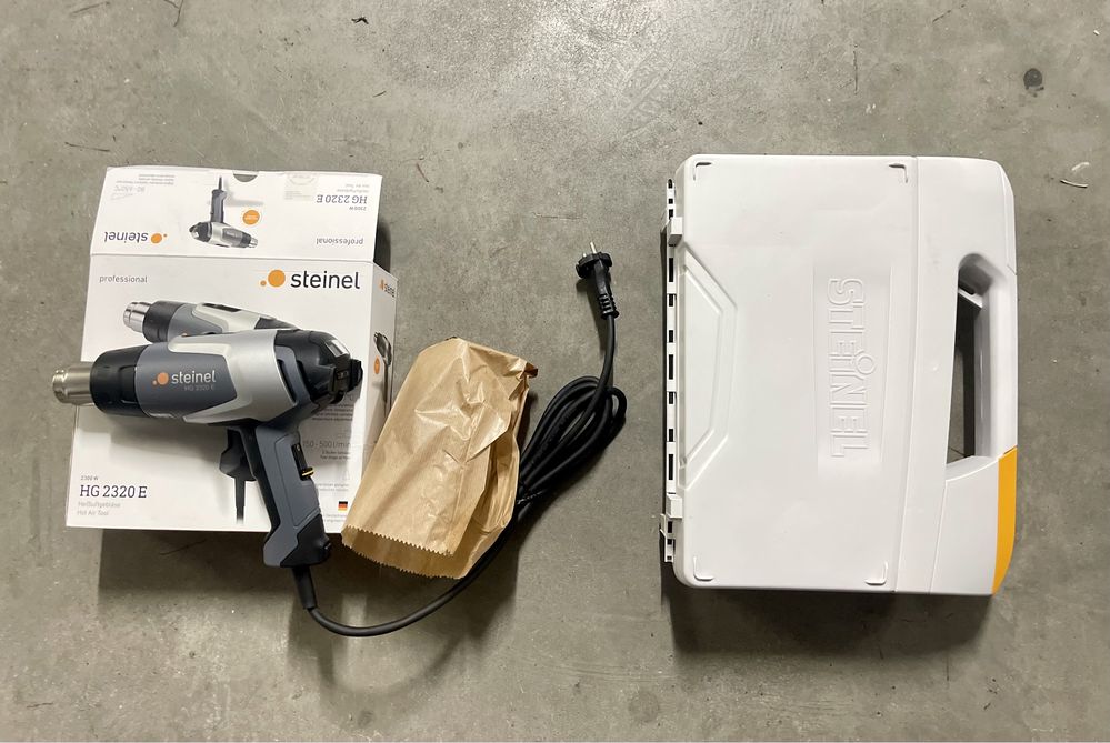 STEINEL HG2320 E LCD opalarka 2-biegowa 2300W 80-650°C regulacja temp