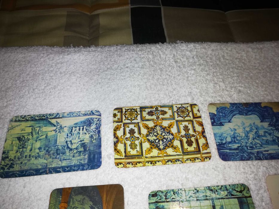 azulejos da cidade de guimarães (9 calendários) coleção 1985