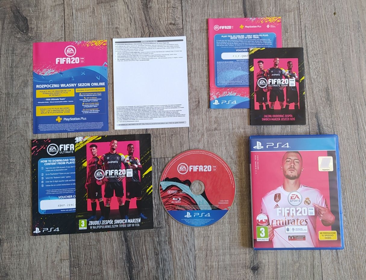 Gra PS4 FIFA 20 PL Cały zestaw