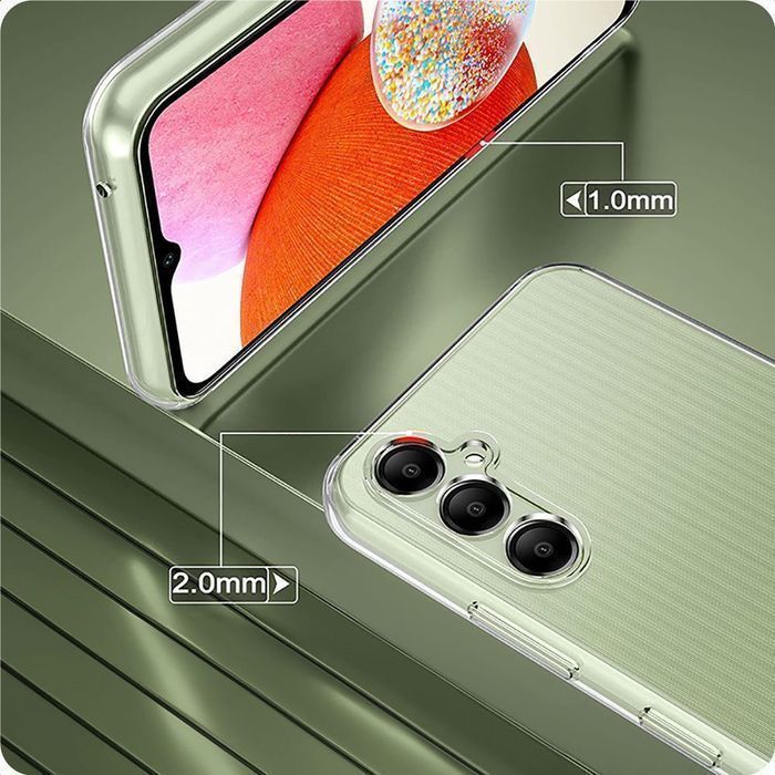 Etui Tech-Protect Flexair+ do Galaxy A55 5G - Transparent