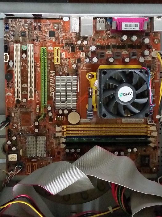 Процесор АМД Аthlon64x2 3800+,кулер, радіатор охолодження, ОЗУ