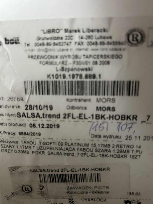 Fotel rozkladany szary