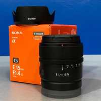 Sony E 15mm f/1.4G (NOVA - 3 ANOS DE GARANTIA)