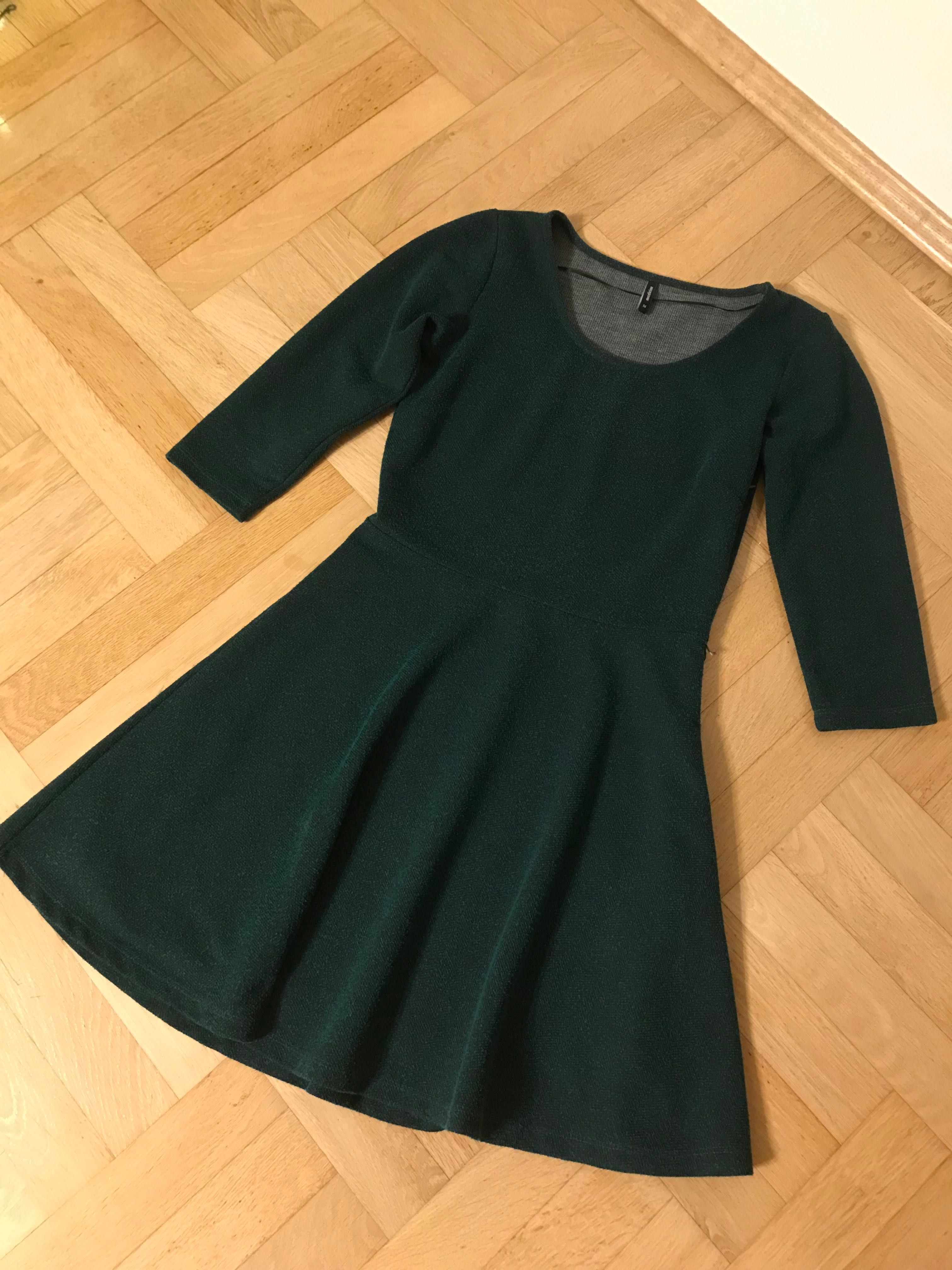Sukienka w kolorze ciemnej zieleni, M, Medicine