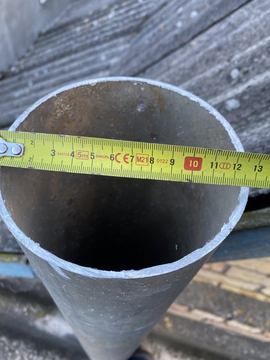 Труба алюмінієва кругла 130мм.